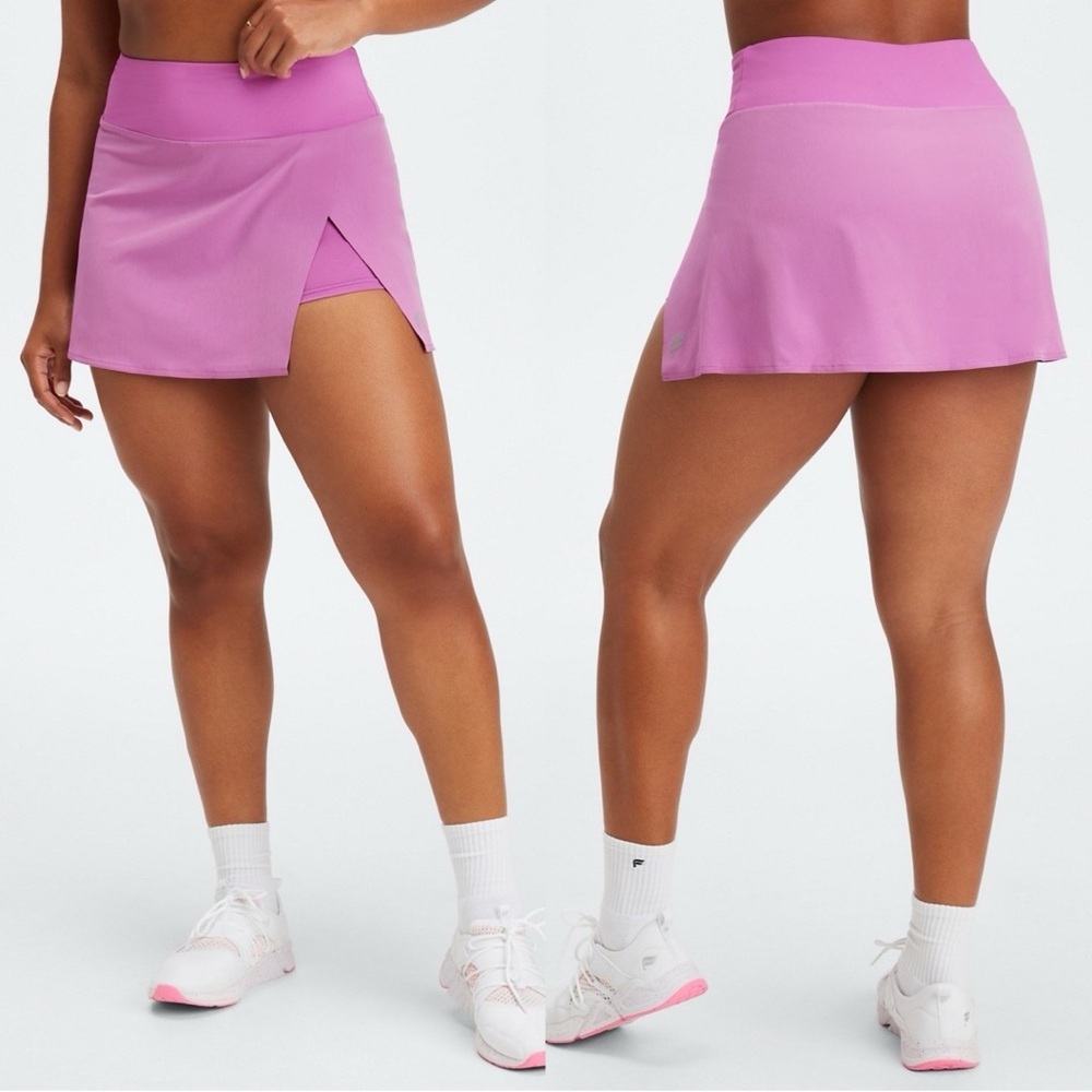 Fabletics Purple Stow Pocket Skort